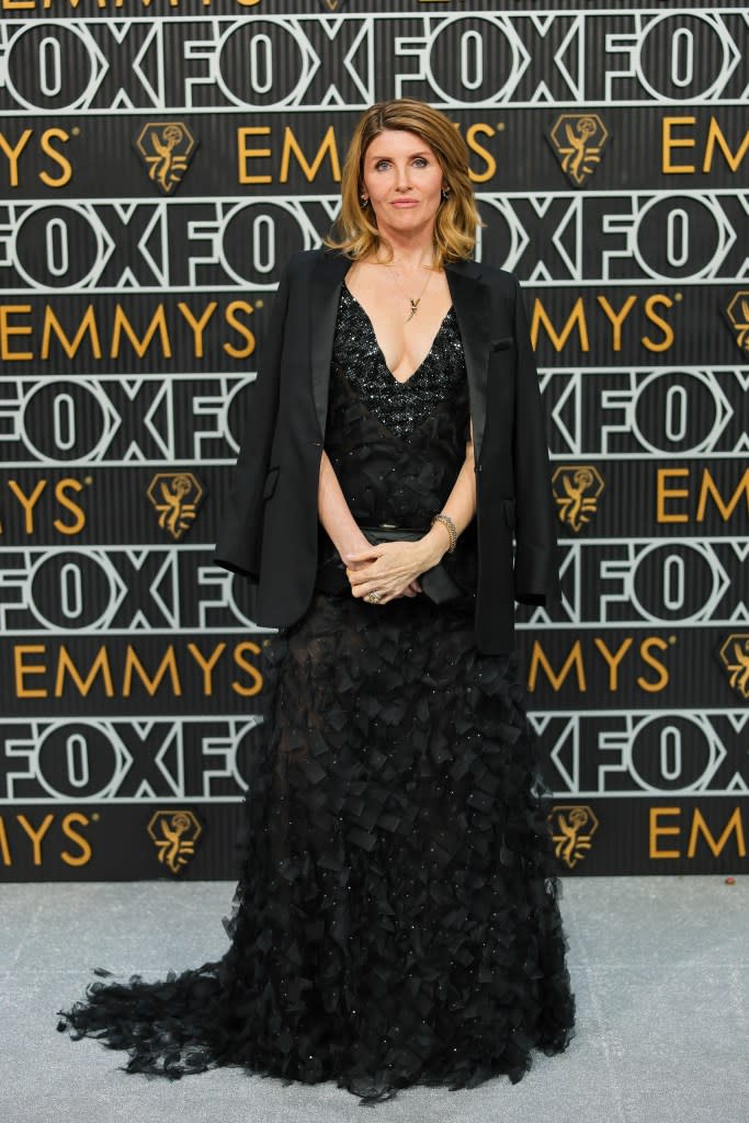 Sharon Horgan attends the 75th Primetime Emmy Awards at Peacock Theater on January 15, 2024 in Los Angeles, California.