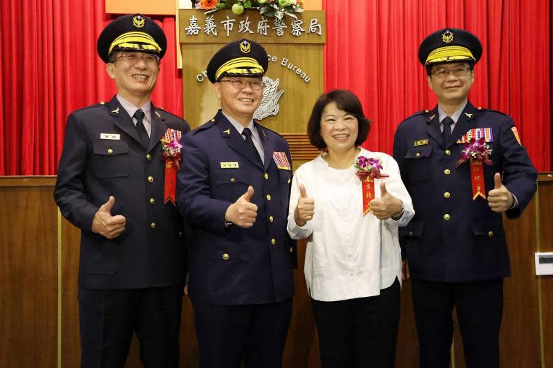 新任局長陳炯旭　嘉義市警局卸、新任局長交接