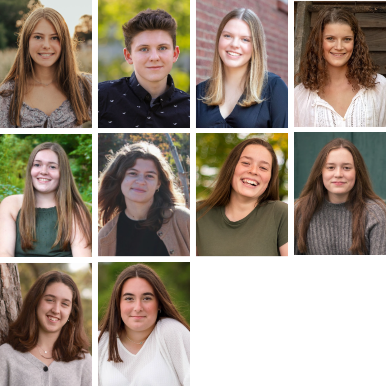 Newmarket High School's Top Ten students of the Class of 2022