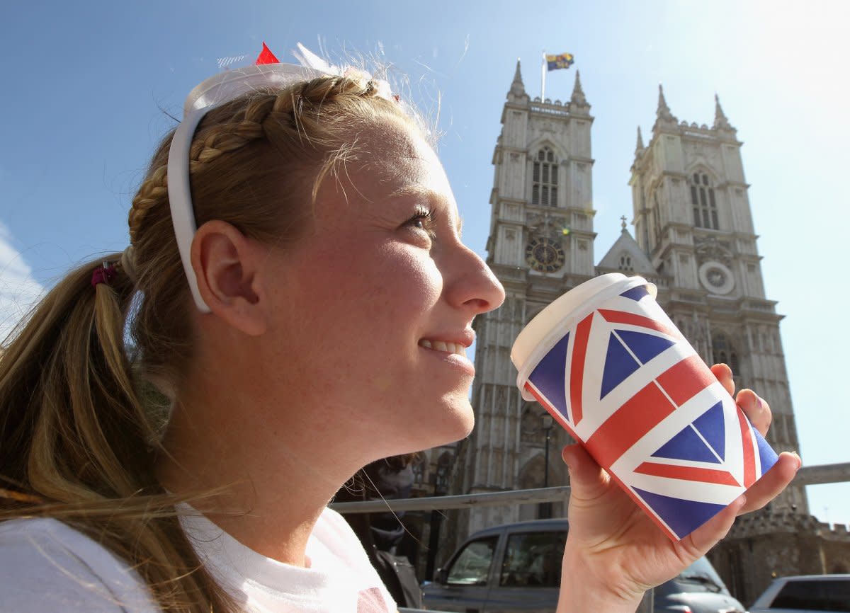 coffee london british flag