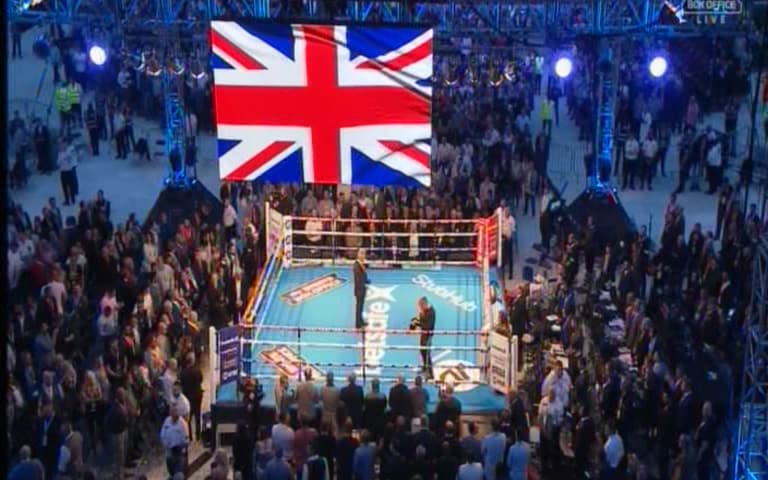 The ring - Credit: Sky Sports Box Office