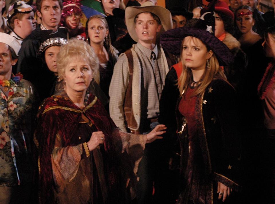 <p>8. Brown will occasionally break out one of her outfits from the film to wear on Halloween, a tradition Debbie, who died in 2016, passed onto her.</p> <p>"Debbie gave me the idea, but she had Aggie's cape and the purple dress and she used to answer the door for Trick-or-Treaters on Halloween in the outfit," Brown shared. "I started doing it, too, one or two years in a row, I put on Marnie's outfit, and gave out candy."</p> <p>9. In the fourth and final installment of the franchise in 2006, Marnie was recast, with<strong> Sara Paxton</strong> taking over the witchy role.</p> <p>"I was definitely disappointed," Brown said. Singer explained, "That was not something we wanted to do. We could not come to terms that we felt were fair. We just weren't able to. We couldn't make the deal work." </p>