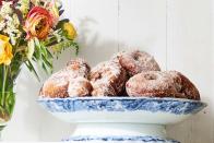 <p>Bite into these delicious apple cider doughnuts that taste like they're fresh from the cider mill.</p><p><strong><a href="https://www.countryliving.com/food-drinks/recipes/a40032/apple-cider-donuts-recipe/" rel="nofollow noopener" target="_blank" data-ylk="slk:Get the recipe;elm:context_link;itc:0;sec:content-canvas" class="link ">Get the recipe</a>.</strong></p>