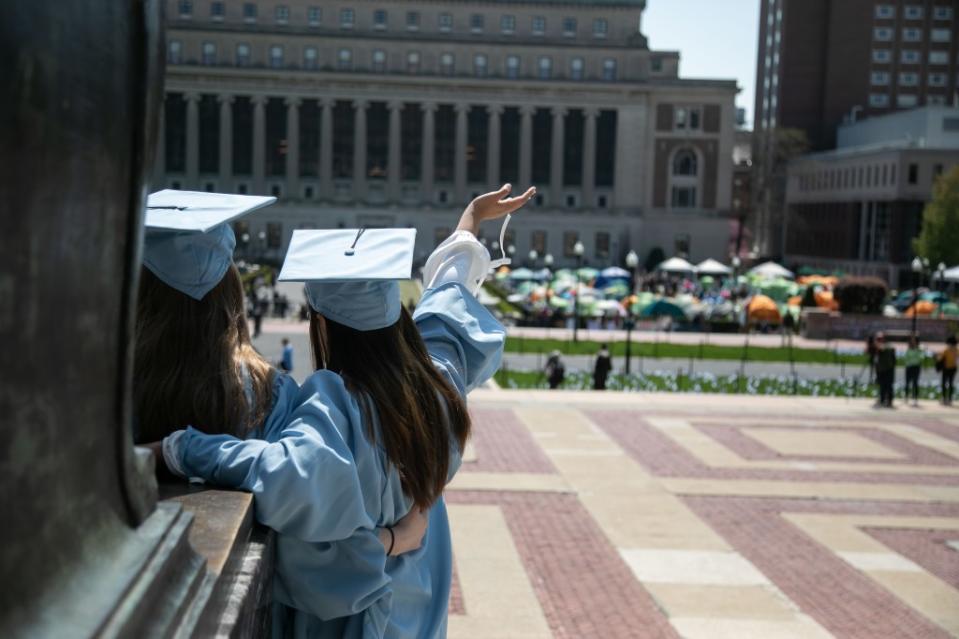 The stunning boycott comes as Columbia administrators Monday canceled the university’s traditional school-wide graduation ceremony over concerns about unrest. Michael Nagle