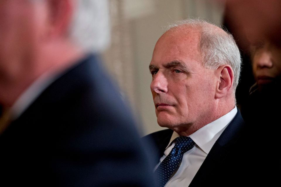 <em>Mr Kelly has threatened to quit the White House on several occasions (Rex)</em>