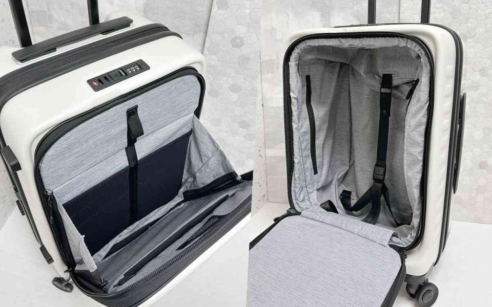 最新登場的NEW CUBO V5升級版前開式擴充行李箱，以最受歡迎的CUBO去做進一步的更新進化 圖片來源：LOOKin編輯拍攝