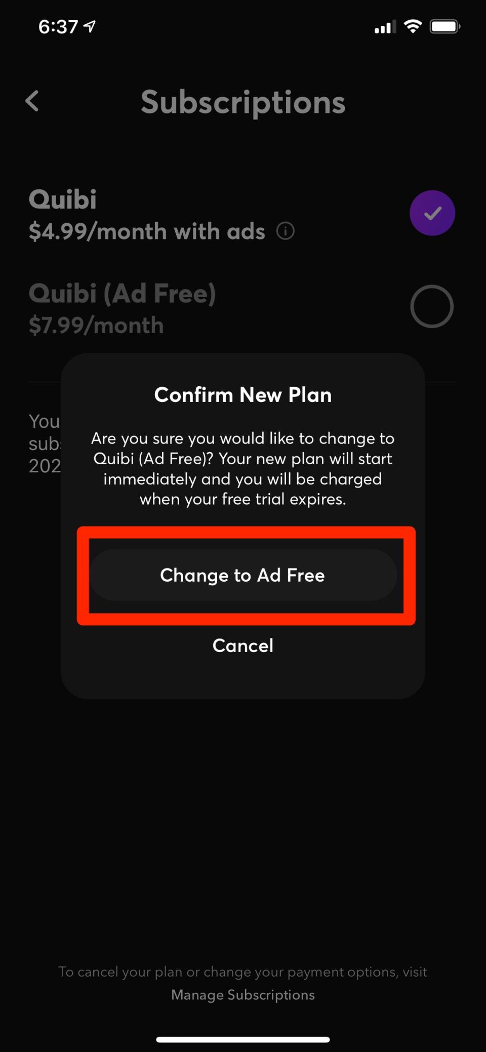 How to watch Quibi without ads 3