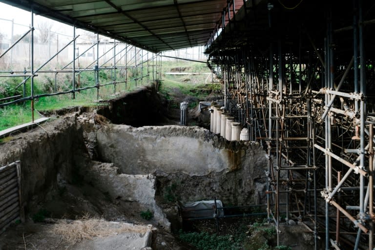 Rusting poles holding up the walls of the House of the Chaste Lovers will be replaced with external braces and underground struts as part of a multi-million euro Pompeii preservation