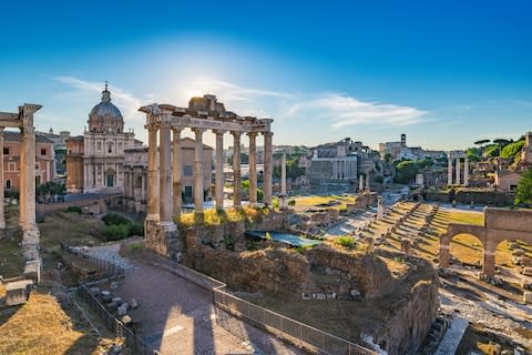 Rome: lovely place for a marathon - Credit: Noppasin Wongchum