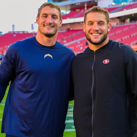 Nick Bosa/Instagram Nick and Joey Bosa