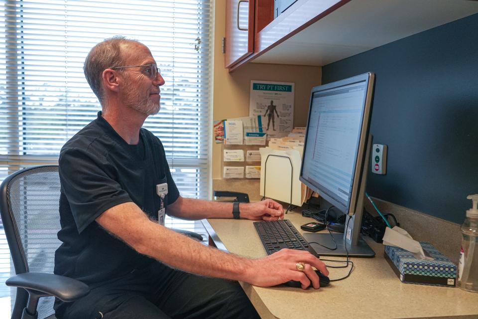 CPR and a defibrillator brought Dr. Christopher Stewart back to life after he had a heart attack and went into cardiac arrest. "It doesn't always go this way," Stewart said. "I was as lucky as they come." Stewart was back at work about four weeks later.