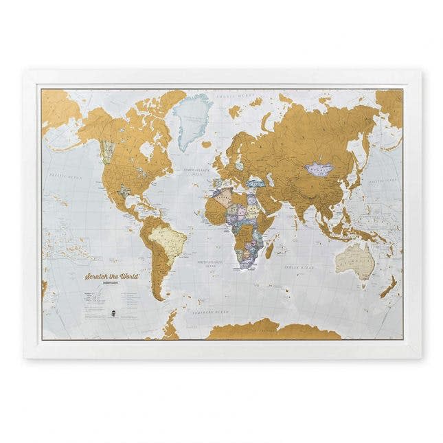 Maps International Scratch the World Travel Map