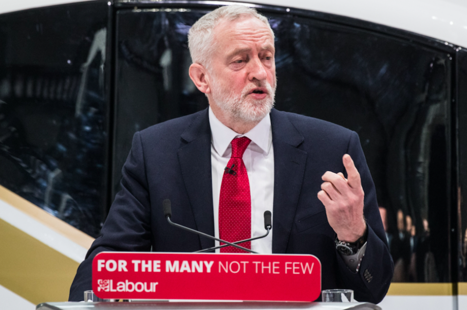 <em>People appear to be more confused by Labour’s position after Jeremy Corbyn’s speech (Rex)</em>