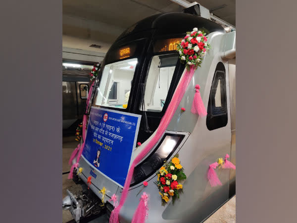 Najafgarh-Dhansa bus stand section on the Grey Line of Delhi Metro was inaugurated today. (Photo/Twitter)