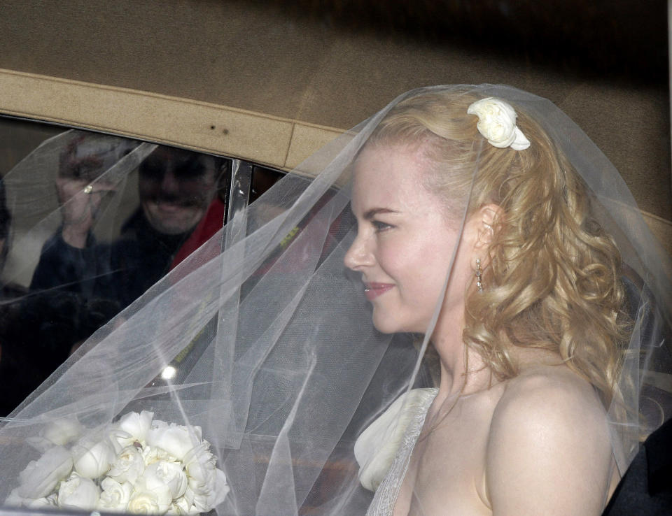 Nicole Kidman leaving her home on the way to Manly, Australia, for her wedding with Keith Urban on June 25, 2006. Photo: Getty Images