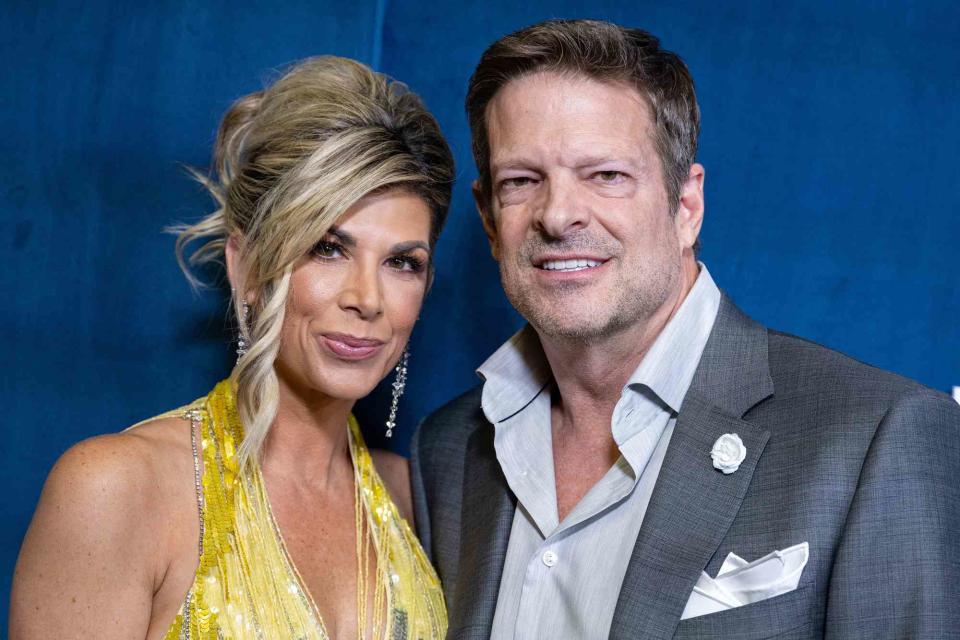 <p>Amanda Edwards/Getty</p> Alexis Bellino and John Janssen on March 10, 2024 in Beverly Hills, California. 