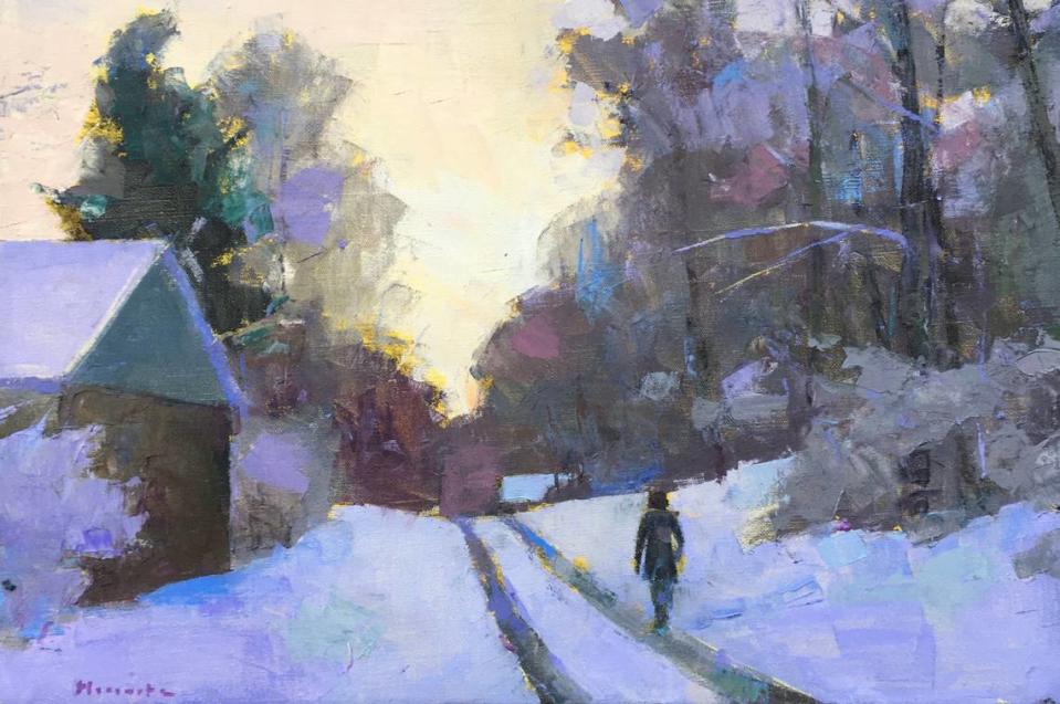 Larry Horowitz’s “Snow Shadow.”