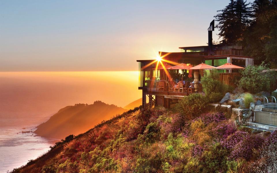 Set on a clifftop in Big Sur, Post Ranch Inn is rustic yet elegant