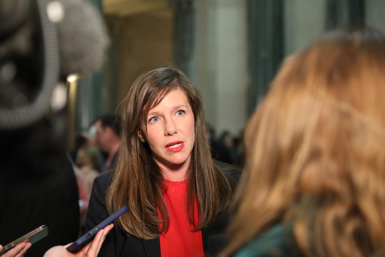 Saskatchewan NDP human rights critic Meara Conway says one of the appointees should be seen as a conflict of interest. (Alexander Quon/CBC - image credit)