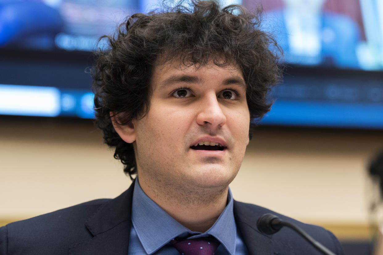 Sam Bankman-Fried, founder and CEO of FTX, testifies during the House Financial Services Committee hearing titled Digital Assets and the Future of Finance: Understanding the Challenges and Benefits of Financial Innovation in the United States, in Rayburn Building on Wednesday, December 8, 2021. (Photo By Tom Williams/CQ-Roll Call, Inc via Getty Images)