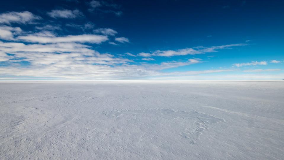 Lure of the ice: a view across the Ross Ice Shelf. Getty Images