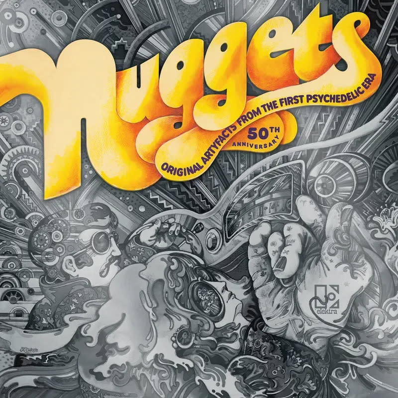 Available on Record Store Day 2023: A 50th Anniversary edition of Nuggets: Original Artyfacts From the First Psychedelic Era (1964-1968). The 5-LP set expands on the original with 42 additional tracks.