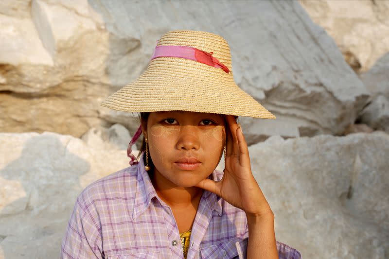 The Wider Image: From statues to toothpaste, the Myanmar village 'blessed' with marble bounty