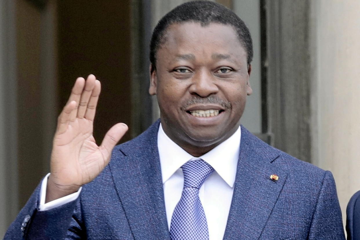 Faure Gnassingbé est à la tête du Togo depuis 19 ans après avoir succédé à son père Eyadéma Gnassingbé, lequel avait tenu d'une main de fer le pays pendant près de 38 ans.  - Credit:Lewis Joly/AP/SIPA