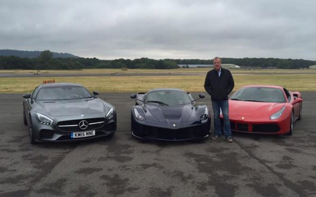 Clarkson's Last Lap Top Track Done In Either A LaFerrari, 488 GTB Or GT