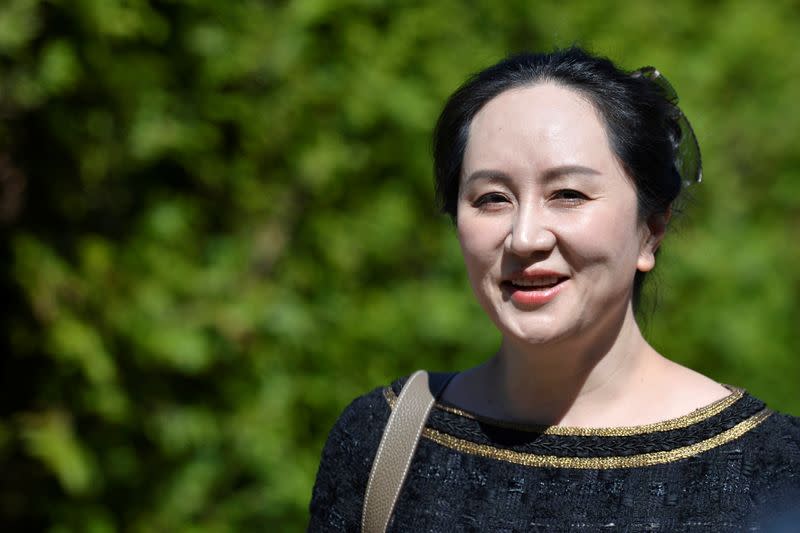 Huawei Technologies Chief Financial Officer Meng Wanzhou leaves her home to attend a court hearing in Vancouver