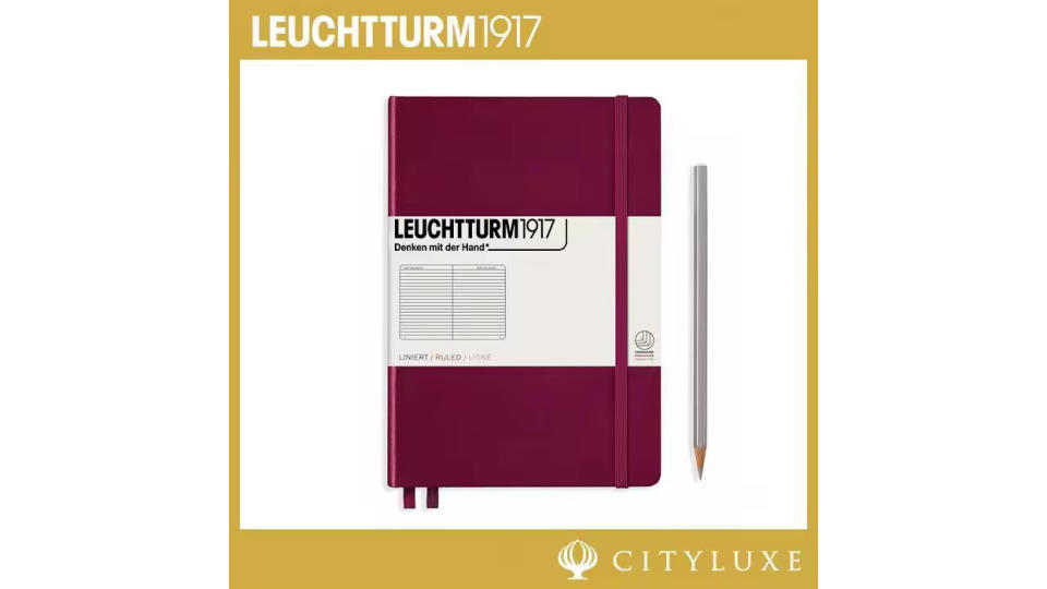 Leuchtturm 1917 Medium A5 Hardcover Ruled Notebook. (Photo: Lazada SG)
