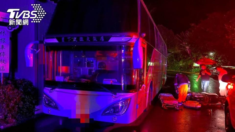 墾丁飯店離奇死亡車禍。（圖／TVBS）