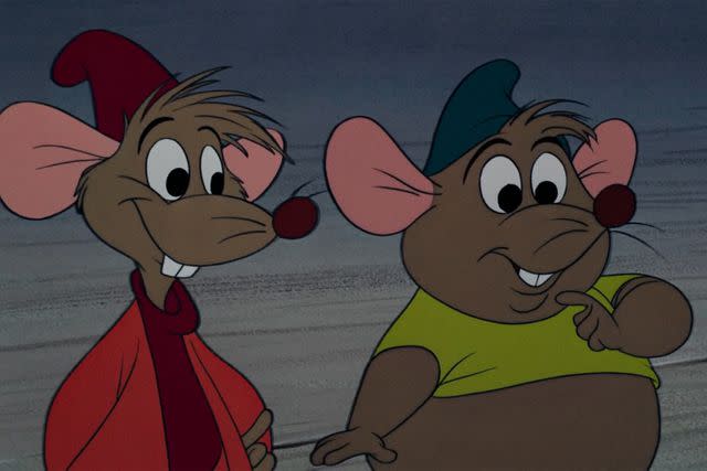 <p>Disney+</p> Jack and Gus Gus in 'Cinderella'
