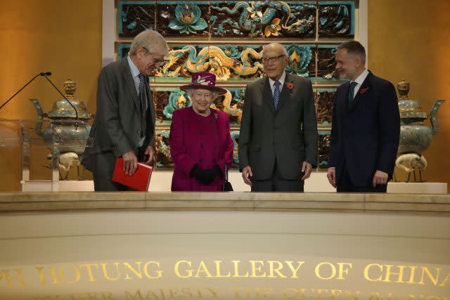 The Queen at the British Museum