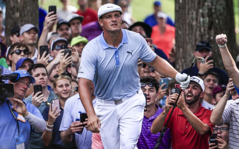 Bryson DeChambeau during his BMW Championship victory - Bryson DeChambeau interview: My diet was cutting my life short &#x002013; but I don&#39;t like vegetables - Shutterstock/Tannen Maury