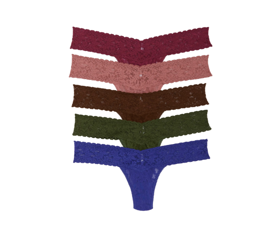 <p><strong>Hanky Panky</strong></p><p>nordstrom.com</p><p><a href="https://go.redirectingat.com?id=74968X1596630&url=https%3A%2F%2Fwww.nordstrom.com%2Fs%2Fhanky-panky-5-pack-low-rise-lace-thongs%2F5447812&sref=https%3A%2F%2Fwww.womenshealthmag.com%2Fstyle%2Fg35327259%2Fnordstrom-secret-sale-2021%2F" rel="nofollow noopener" target="_blank" data-ylk="slk:SHOP NOW;elm:context_link;itc:0;sec:content-canvas" class="link ">SHOP NOW</a></p><p><strong><del>$110</del> $66 (40% off)</strong></p><p>A single Hanky Panky thong alone normally costs $22, which makes this set a steal (and each thong only $13.20). Note: Hanky Panky's sizing for this set is one size fits women’s sizes 2 through 12.<br><br><br></p>