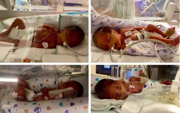 Aleah, Beautiful, Cecelia and Dominic were born Feb. 29 at Jimmy Pattison Children’s Hospital in Saskatoon. Cecelia, who joined her siblings on Monday, was the last to leave hospital.  