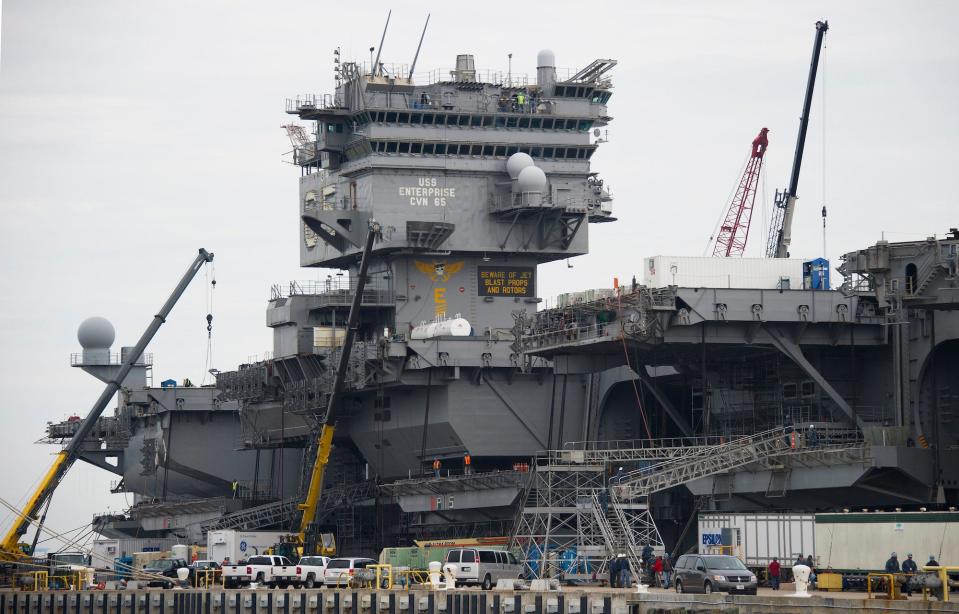 Navy aircraft carrier USS Enterprise