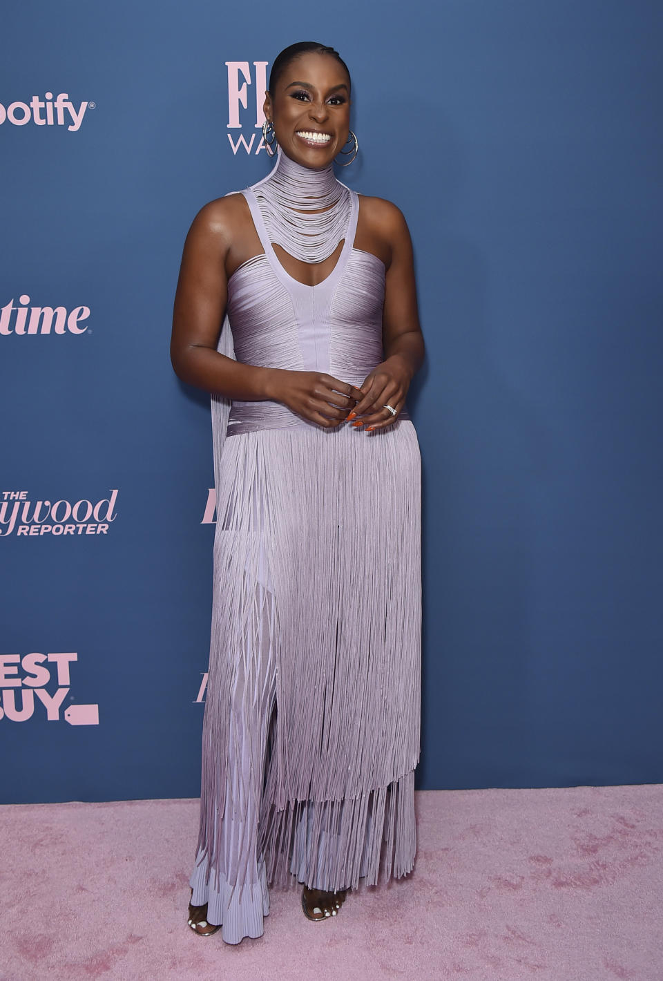 Issa Rae arrives at The Hollywood Reporter's Women in Entertainment Gala on Wednesday, Dec. 7, 2022, at Fairmont Century Plaza in Los Angeles. (Photo by Jordan Strauss/Invision/AP)