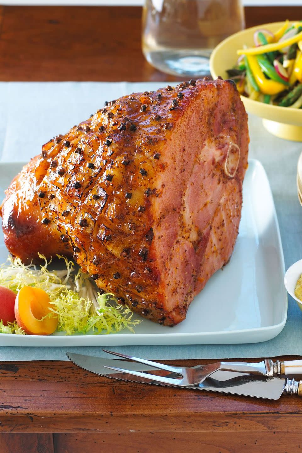 Apricot-Glazed Smoked Ham