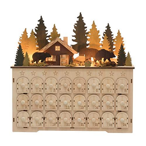 3) Wood Advent Calendar