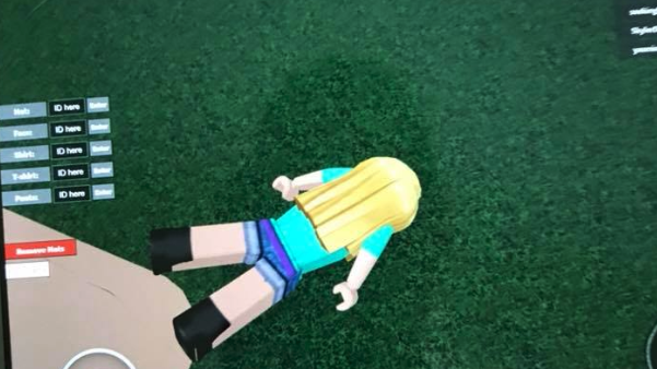 A screenshot of Amber Petersen’s daughter’s avatar laying motionless on the screen after allegedly being sexually assaulted by other players in the popular game <em>Roblox</em>. (Photo: Amber Peterson via Facebook)