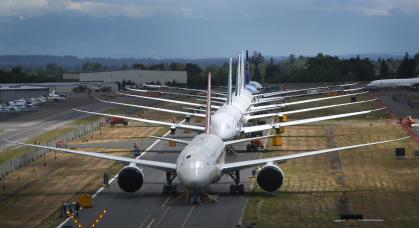 Boeing 787s: Credit AP