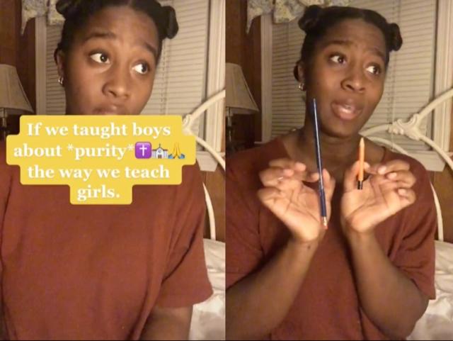 Girl N Boy Sexy Videos - TikToker highlights stark differences in sex education for boys and girls in  viral video on 'purity culture'