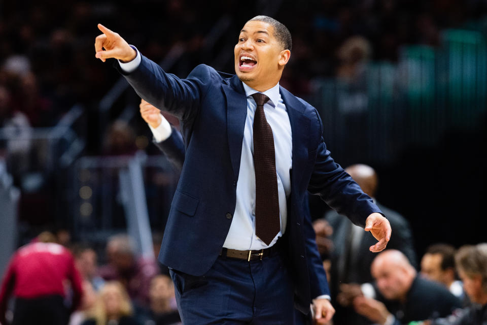 Tyronn Lue, who turned down the Lakers, said he wishes he was still coaching the Cavaliers. (Photo by Jason Miller/Getty Images)