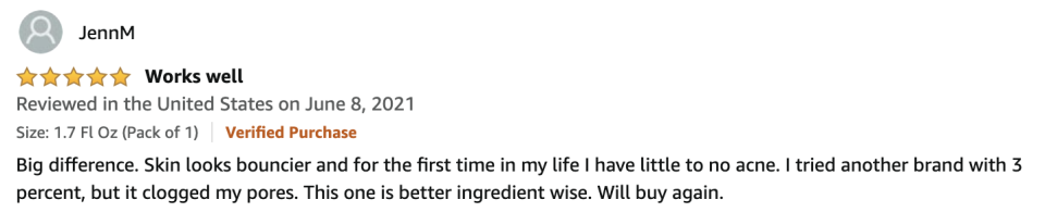 Amazon customer review