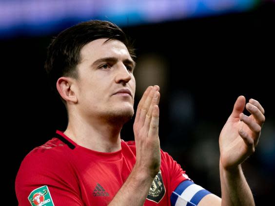 Harry Maguire was one of the driving forces behind the PlayersTogether charitable fund (Getty)