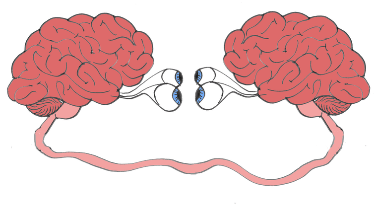 <span class="caption">Does consciousness depend on the brain looking at itself?</span> <span class="attribution"><span class="source">Robert Pepperell, 2018</span></span>