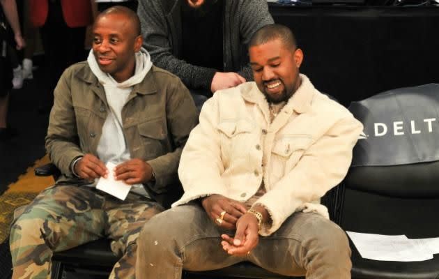 The rapper was snapped out and about at a basketball game in LA this November. Source: Getty