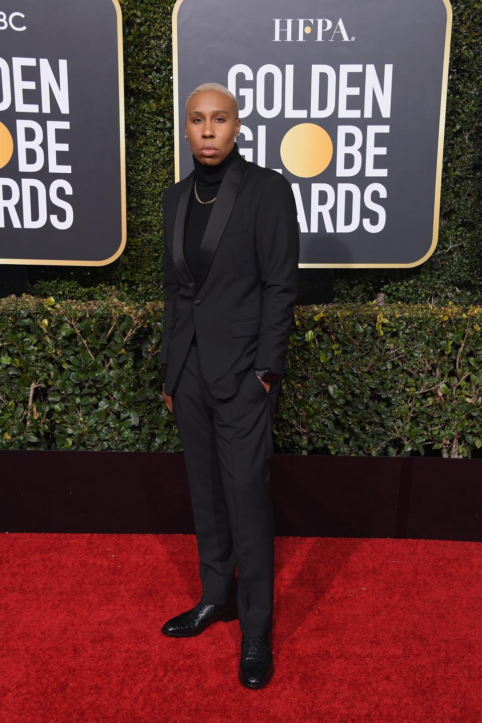 <h1 class="title">Lena Waithe in Prada and Jason of Beverly Hills jewelry</h1><cite class="credit">Photo: Getty Images</cite>